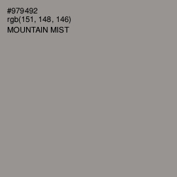 #979492 - Mountain Mist Color Image